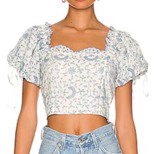 LoveShackFancy Melina Top